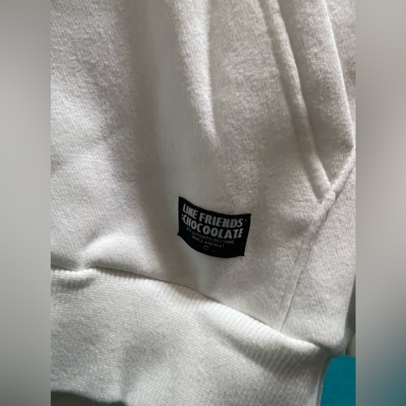 Chocoolate White Rabbit Hoodie Hooded Sweatshirt - Picture 3 of 8